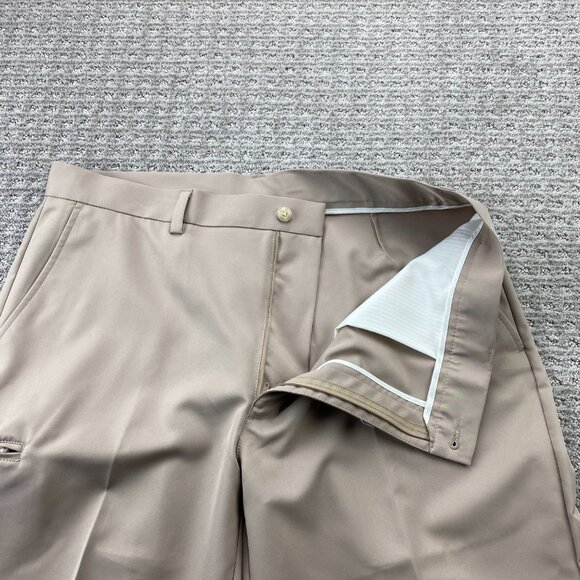 Grand Slam Performance Golf Khaki Shorts Men Size 36 Brown Golfer Golfing Sports - Picture 3 of 12